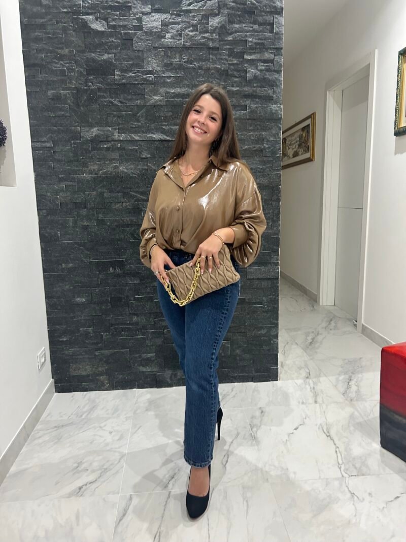 Camicetta donna lucida - immagine 3